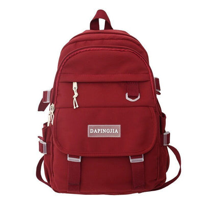 Female White Backpack Lady Backpack Book Girl Student Bag Women School Bags