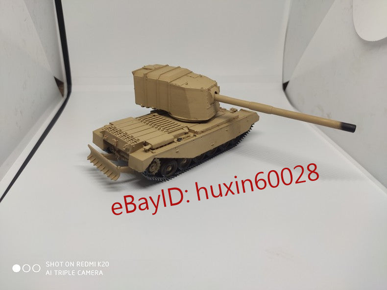 3D Printing 1/72 British FV-4005 Tank Finished Product
