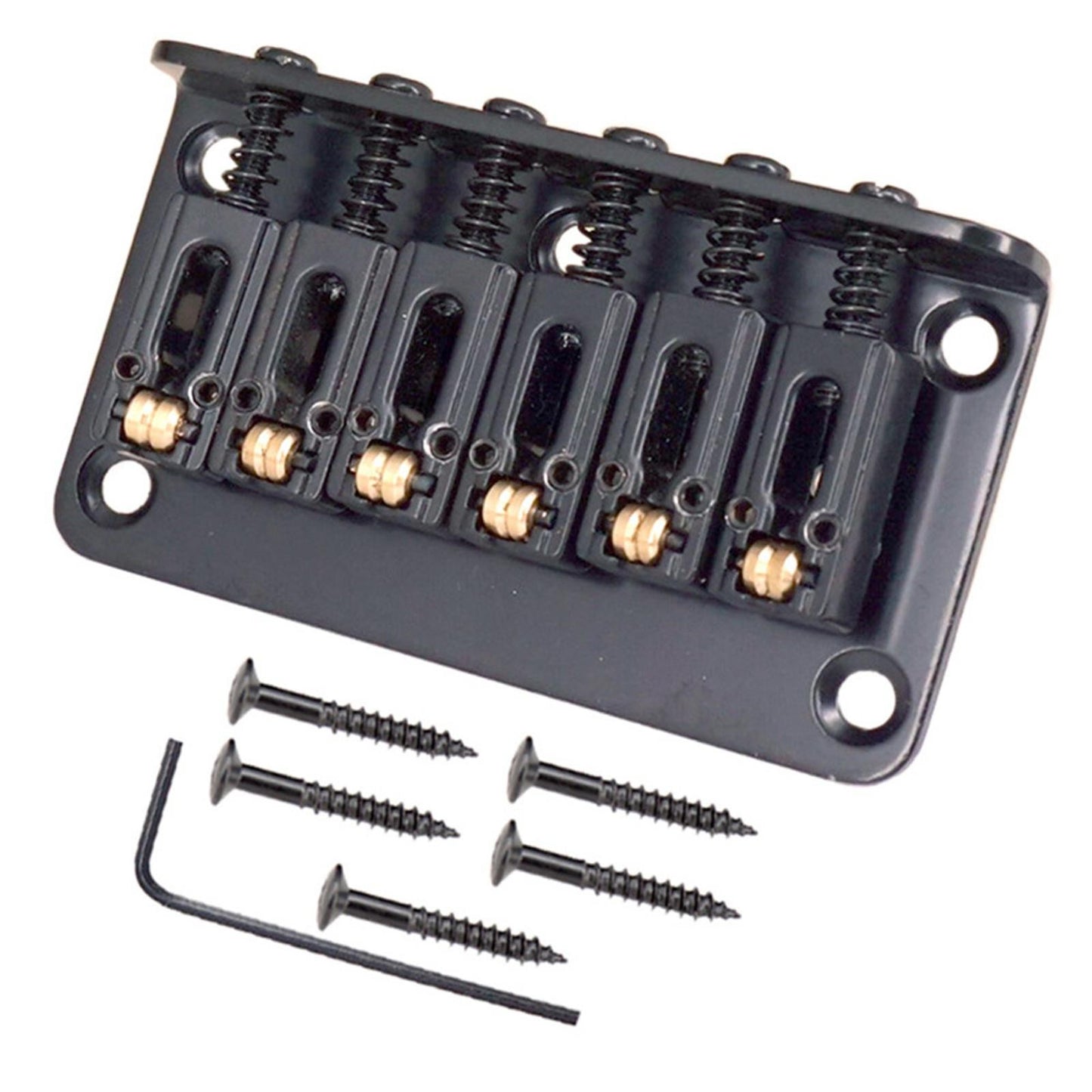 78mm Hardtail Guitar Bridge Body Through for 6 String Electric Guitar Parts