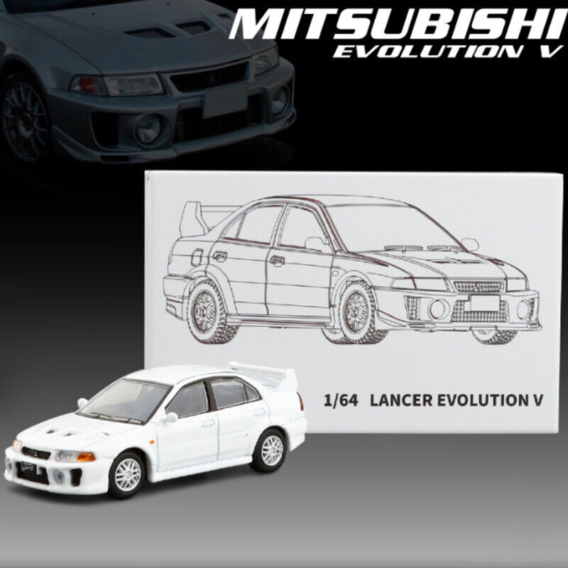 Mitsubishi Lancer Evo 5 V Diecast Model Car Alloy vehicle Toy Gift 1:64 Collecti