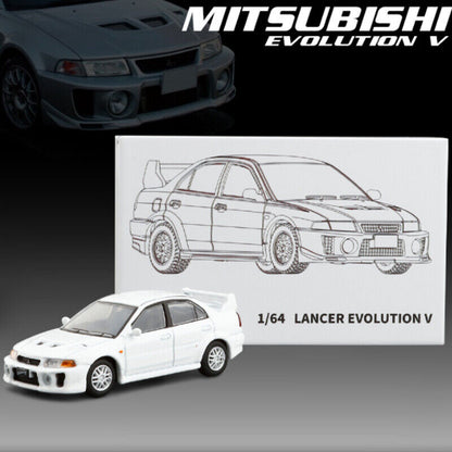 Mitsubishi Lancer Evo 5 V Diecast Model Car Alloy vehicle Toy Gift 1:64 Collecti