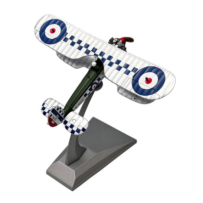 1:72 Scale WWI British Royal Air Force Bristol Bulldog Biplane Propeller Fighter