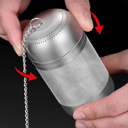 Stainless Steel Tea Infuser Tea Leaves Spice Seasoning Ball Strainer Filter Set