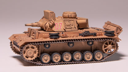 1/72 German PanzerⅢ Ausf.n Tank Finished Product Model