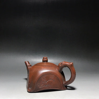 Chinese Yixing Zisha Clay Handmade Exquisite Teapot（梅兰竹菊 底款：王南林）