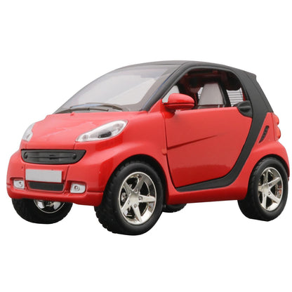 Red 1:32 Car Model Diecast Toy Vehicle Collection Kid Pull Back For Smart ForTwo