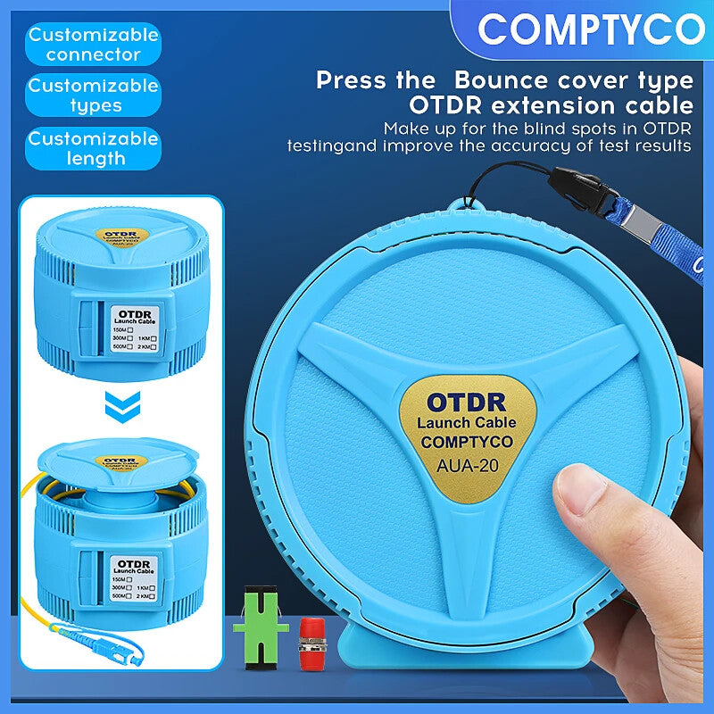 OTDR Dead Zone Eliminator Fiber Rings Fiber Optic OTDR Launch Cable 1310/1550nm