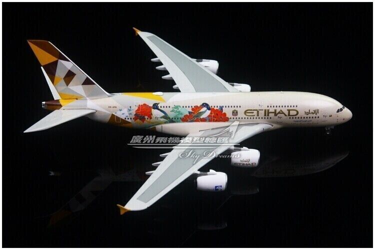 1:400 Phoenix ETIHAD AIRBUS A380 Passenger Airplane Diecast Aircraft Plane Model