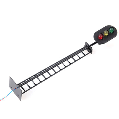 1:87 Scale Signal Traffic Light Model 8.3cm Traffic Light Black Post With Ladder