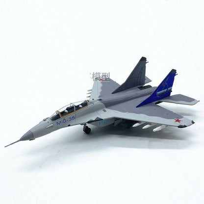 1:100 AMER MIG-35 Fulcrum Fighter Aircraft Plane Diecast Airplane Model