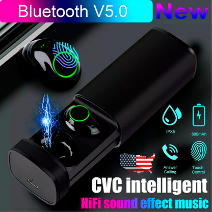 Audifonos inalambricos Bluetooth 5.0 Auriculares Universales Para Telefonos Cell
