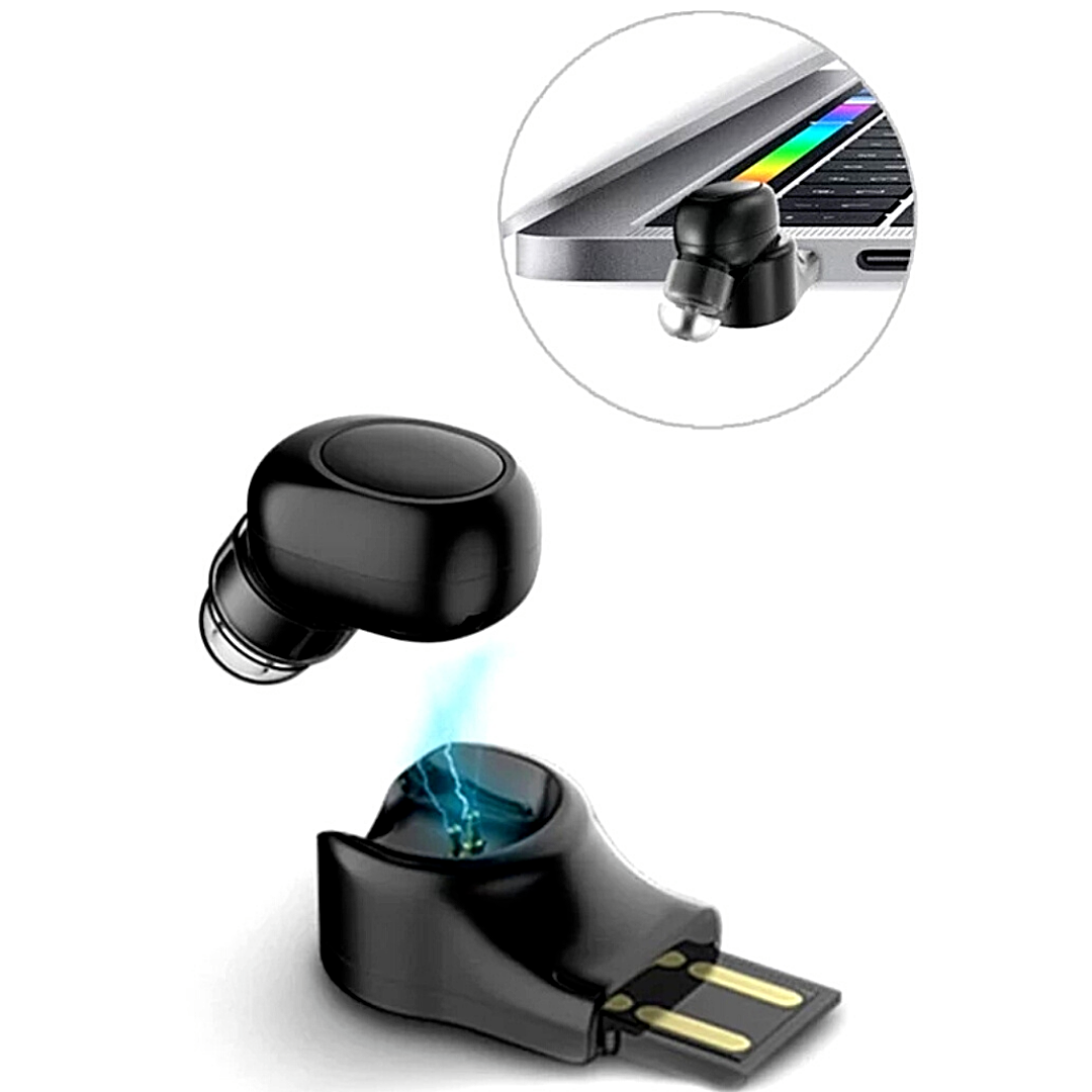 Invisible Bluetooth Headphones Single HD Wireless Earbuds for All Phones Tablet
