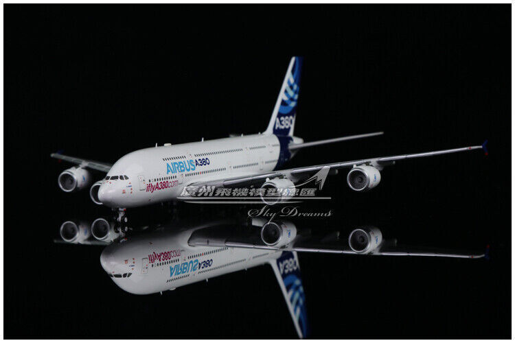 1:400 JC Wings AIRBUS A380 Own the sky Passenger Airplane Diecast Aircraft Model