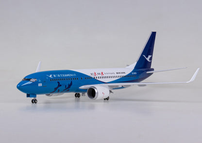 1:85 47CM XIAMENAIR BOEING 737 MAX Passenger Airplane Landing gear Resin Model