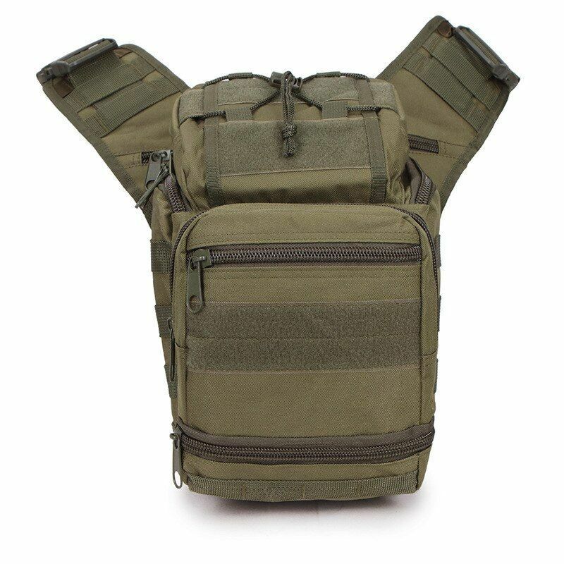 Large Military Sling Backpack Tactical Shoulder Bag Waterproof Outdoor Camping