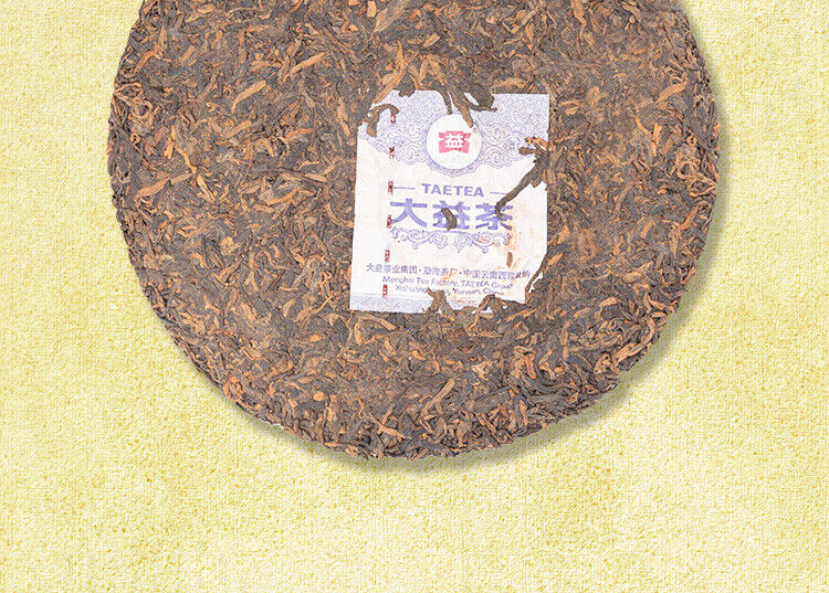 Golden Years Dayi Pu'er Tea 2010 Puer Cooked Tea Yunnan Menghai Qizi Ripe 357g