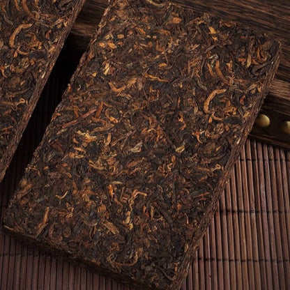 200g Authentic Yunnan Old Ban Zhang 2008 Chen Xiang Pu'er Tea Ripe Tea Brick