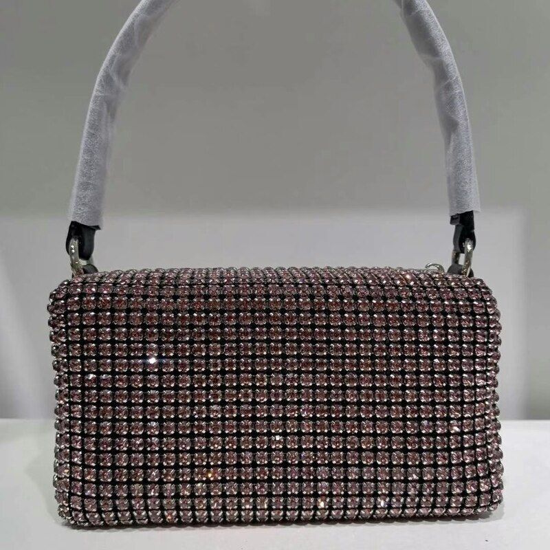 Evening Bag Purse Clutch Wedding Small Handbag Women Rhinestone Shoulder Bag 1PC