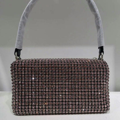 Evening Bag Purse Clutch Wedding Small Handbag Women Rhinestone Shoulder Bag 1PC