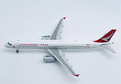 Phoenix CATHAY DRAGON For Airbus A321 B-HTG 1/400 DIECAST Plane Pre-built Model