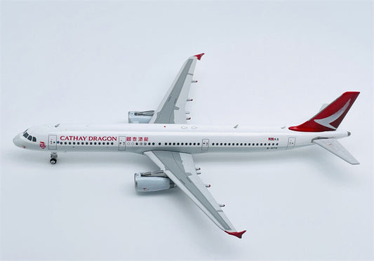 Phoenix CATHAY DRAGON For Airbus A321 B-HTG 1/400 DIECAST Plane Pre-built Model