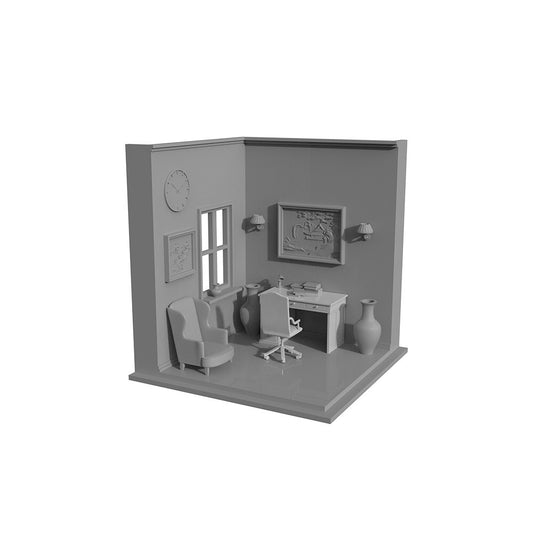 SSMODEL LYT87061 1/87 HO Scene Model A Corner Of The House