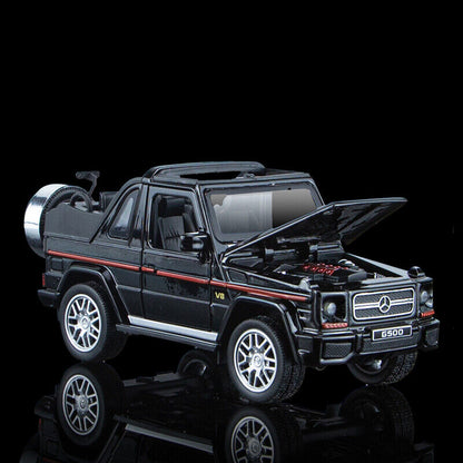 1:32 Mercedes Benz G500 Pickup Druckguss Modell Auto Spielzeug Fahrzeug LKW Kinder Geschenk-