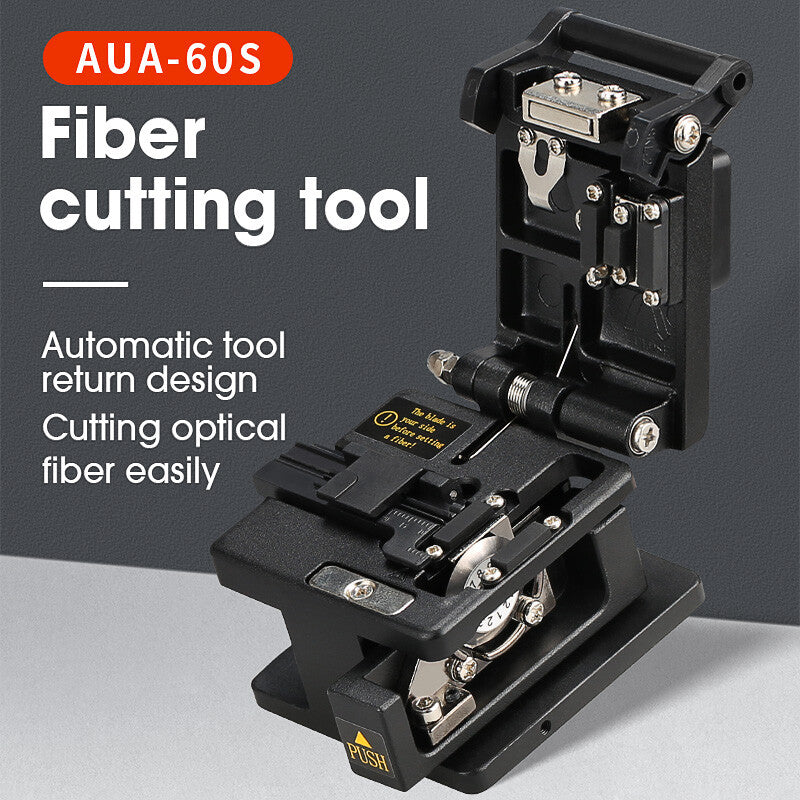 AUA-60S Fiber Cleaver Cable Cutter Three-in-one Fixture of Bare Optical Fiber