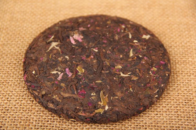 Puerh Tea Rose Tea Tea Cake Puerh Ripe Tea 100g Cake Rose Puerh Tea