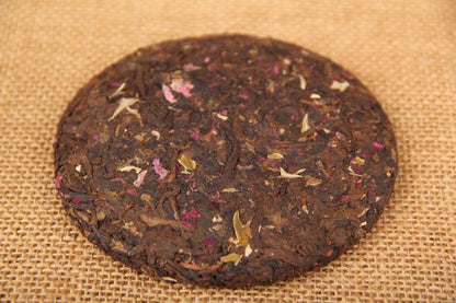 Puerh Tea Rose Tea Tea Cake Puerh Ripe Tea 100g Cake Rose Puerh Tea