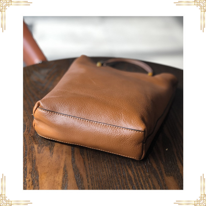 Women GENUINE LEATHER Handbag Soft Large Capacity Cross Shoulder Bag Vintage