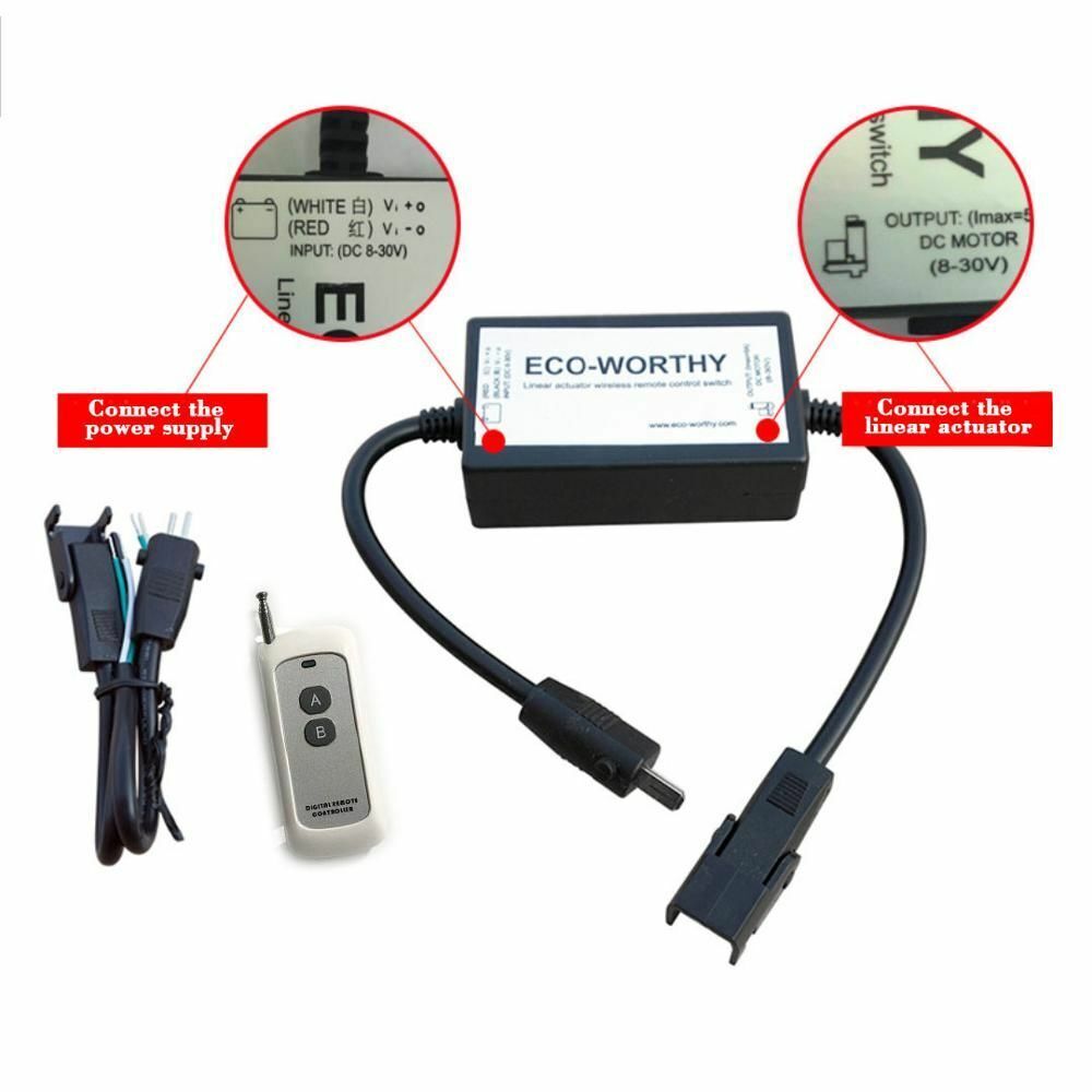12V Linear Actuator Aluminum Alloy Small Electric Push Rod Mini Motor 25/50/75mm