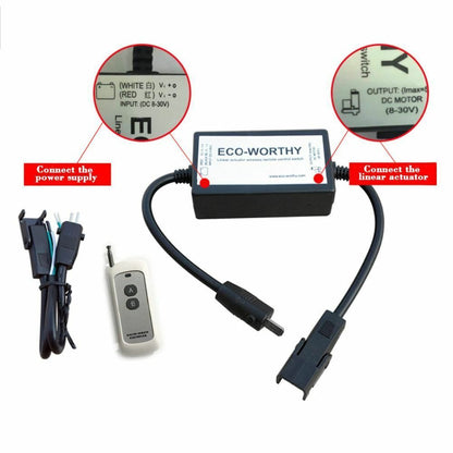 12V Linear Actuator Aluminum Alloy Small Electric Push Rod Mini Motor 25/50/75mm