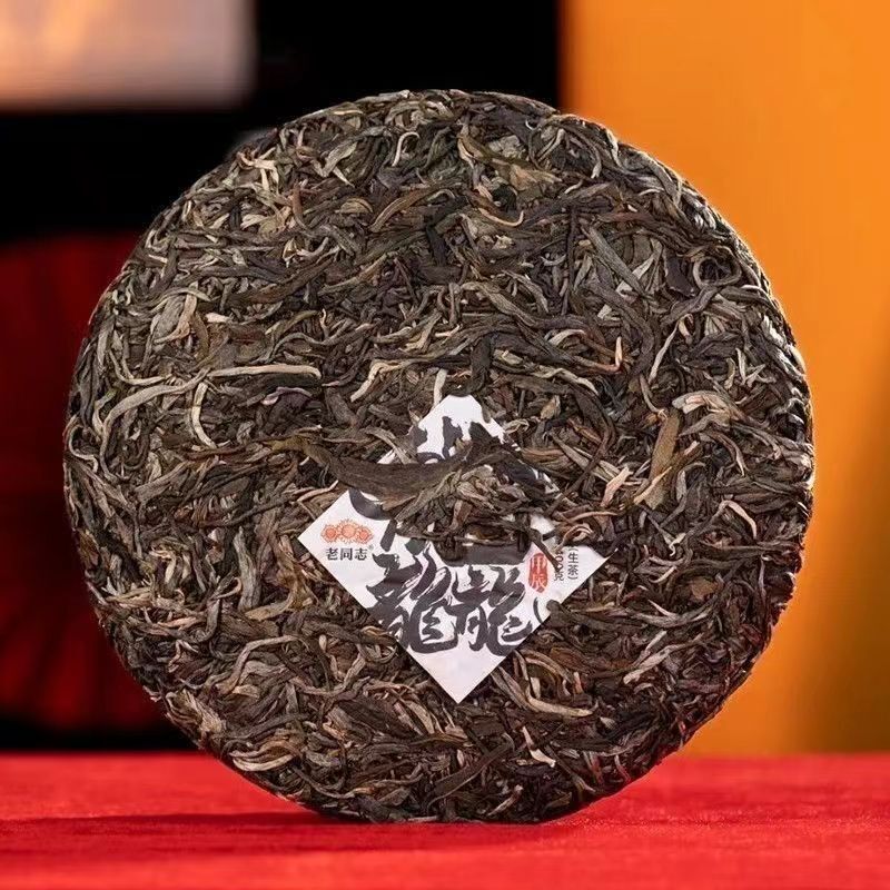Haiwan 2024 Sheng Pu Erh Tea Tree "Dragon" Teng Da龙龘 Raw Pu Er Cake 400g