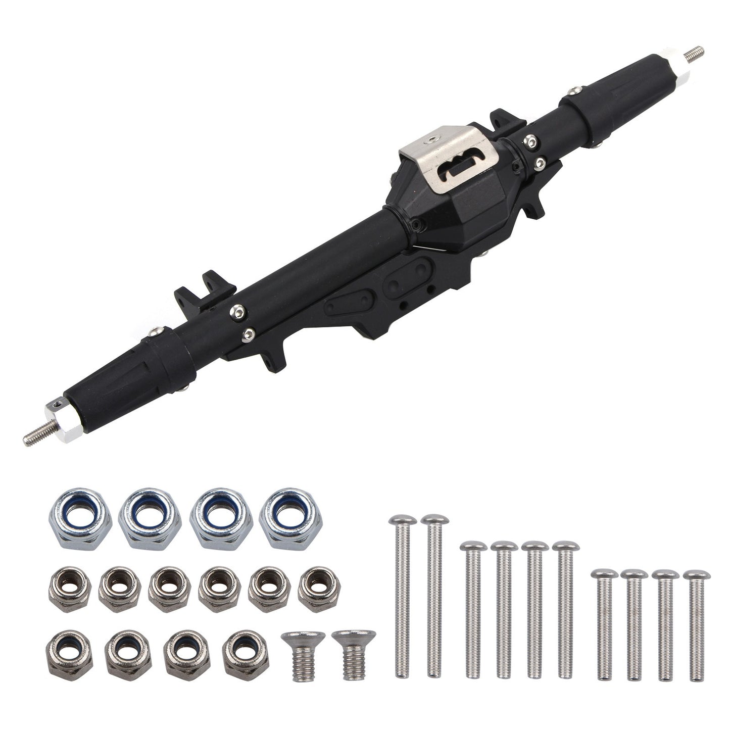 Black Rear Axle For AXIAL WRAITH RR10 90018 90020 90031 90045 90053 1/10 RC Car