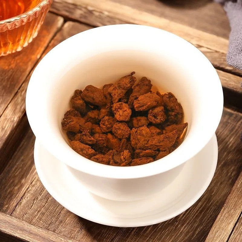 Yunnan Pu'er Tea 250g Ripe Tea Ancient Tree Tea Fossil