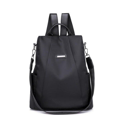 Backpack School Bag Black Waterproof Traveling Shoulder Bag 25*34*13/28*12*31 CM