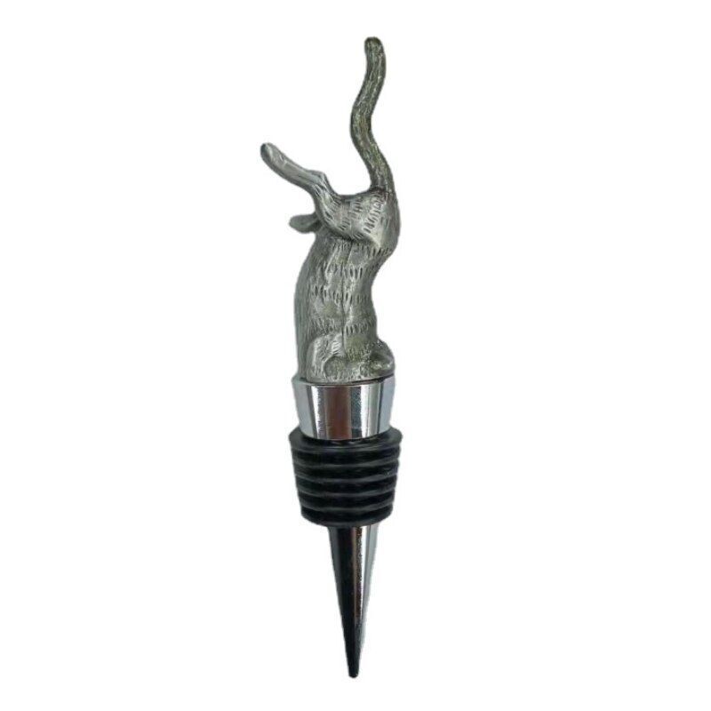 Wine Stoppers Animal Flamingo Octopus Mermaid Owl Bottle Cork 10-11cm Metal Zinc