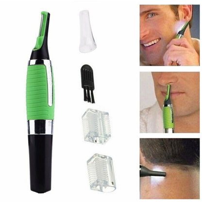 Depiladora de Hombre Luz LED Cortadora de Cabello Pelo Electrica Mini Afeitadora