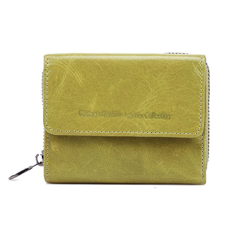 Genuine Leather Wallet Clutch Bag Coin Purse Small RFID Blocking Card Holder 1PC