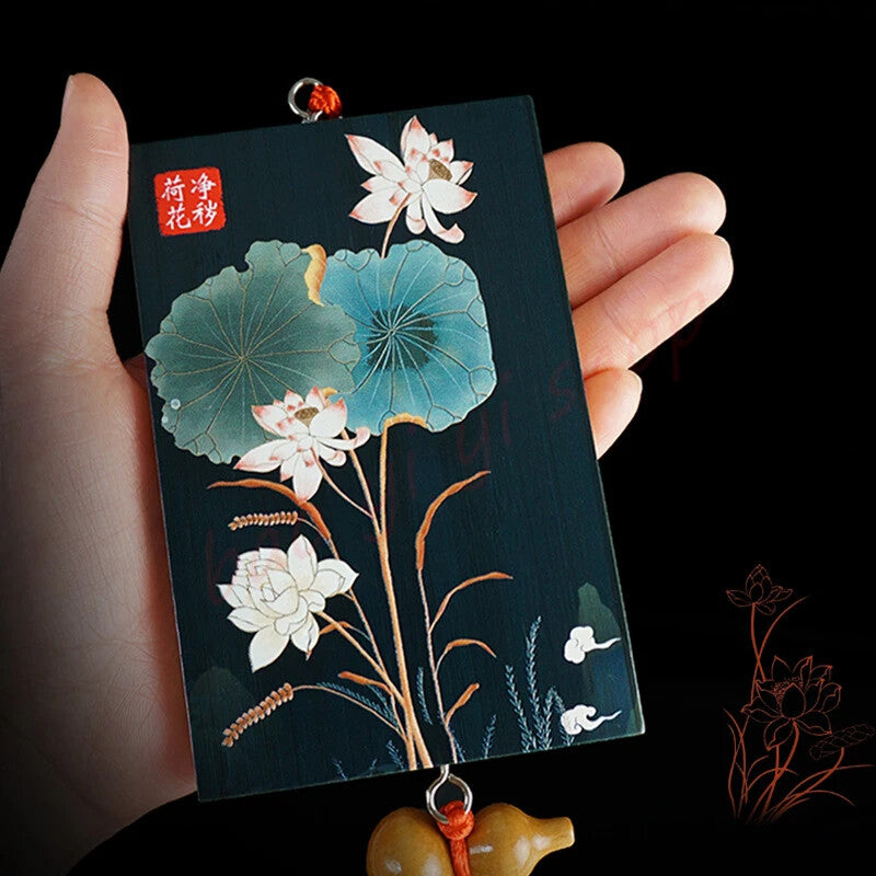 Bodhis Lotus Household Feng Shui Decoration Pure Filth Wooden Pendant