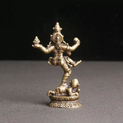 Brass Nepalese Four-Armed Buddha Statue Tibetan Buddhism Statue
