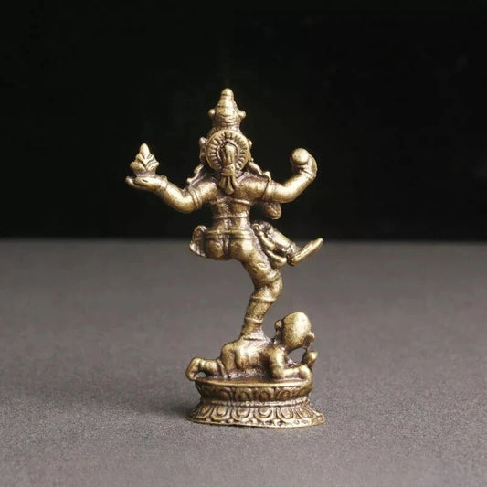 Brass Nepalese Four-Armed Buddha Statue Tibetan Buddhism Statue