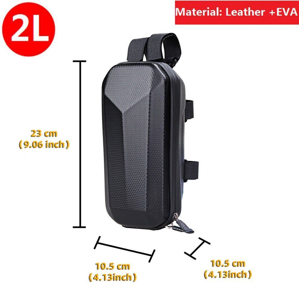 Universal Electric Scooter Handle Bag EVA Hard Shell 3-5L Bicycle 320x180x135 mm