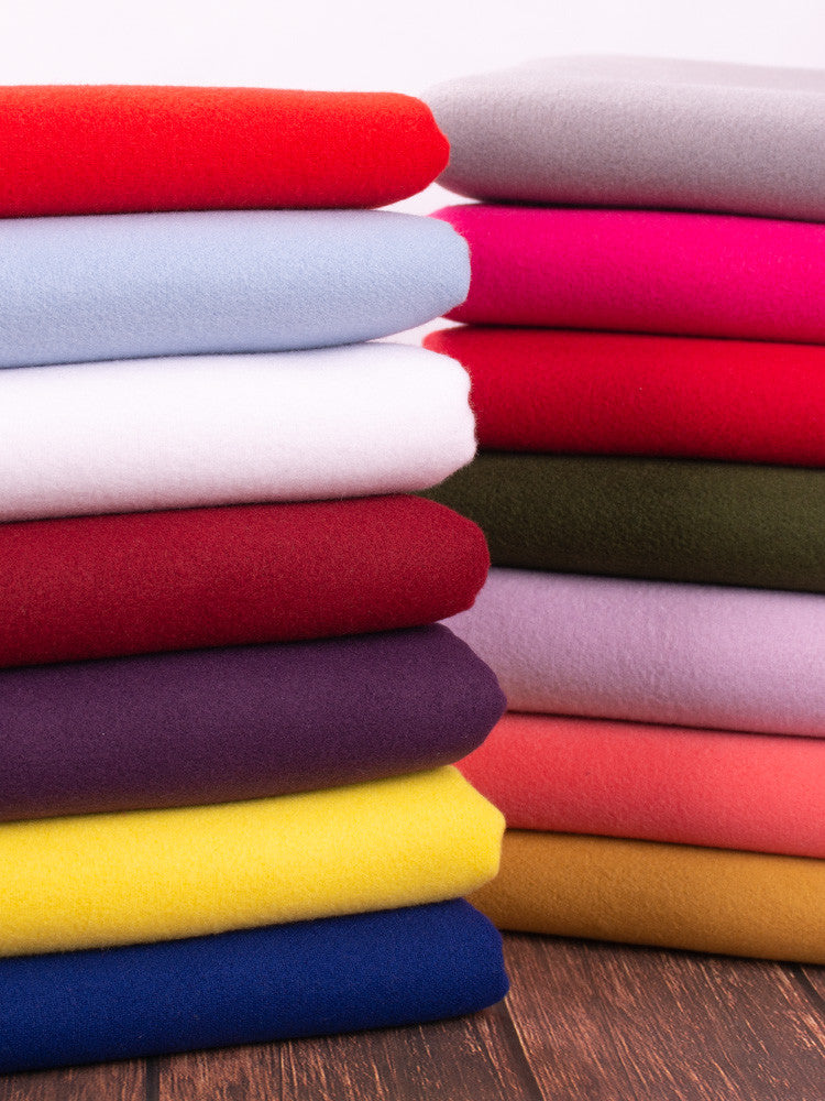Fall Thick Solid Cashmere Imitation Wool Cloth Diy Coat Woollen Fabric Wide 57"