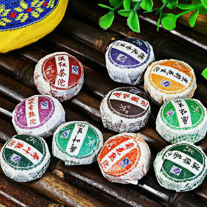 Yunnan Ripe Tuocha Mini puer tea Pu'erh 50Pcs/bag Raw Puerh Tea Different Taste
