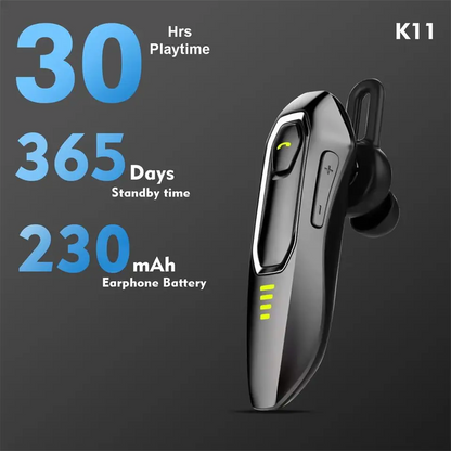 Trucker Wireless Bluetooth 5.0 Earpiece Headset Mic Earbud Noise Cancelling USA