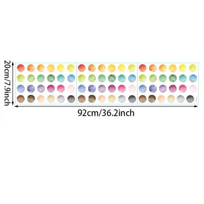 Wall Stickers Vinyl Multi-Color Polka Dots Kids Boys Girls Bedroom Circle Decals