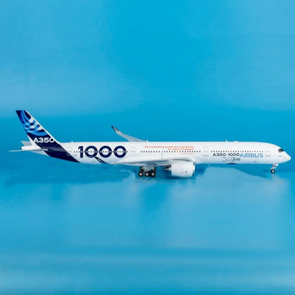 1:200 37CM JC Wings Airbus A350-1000XWB Flap Down Plane Diecast Aircraft Model