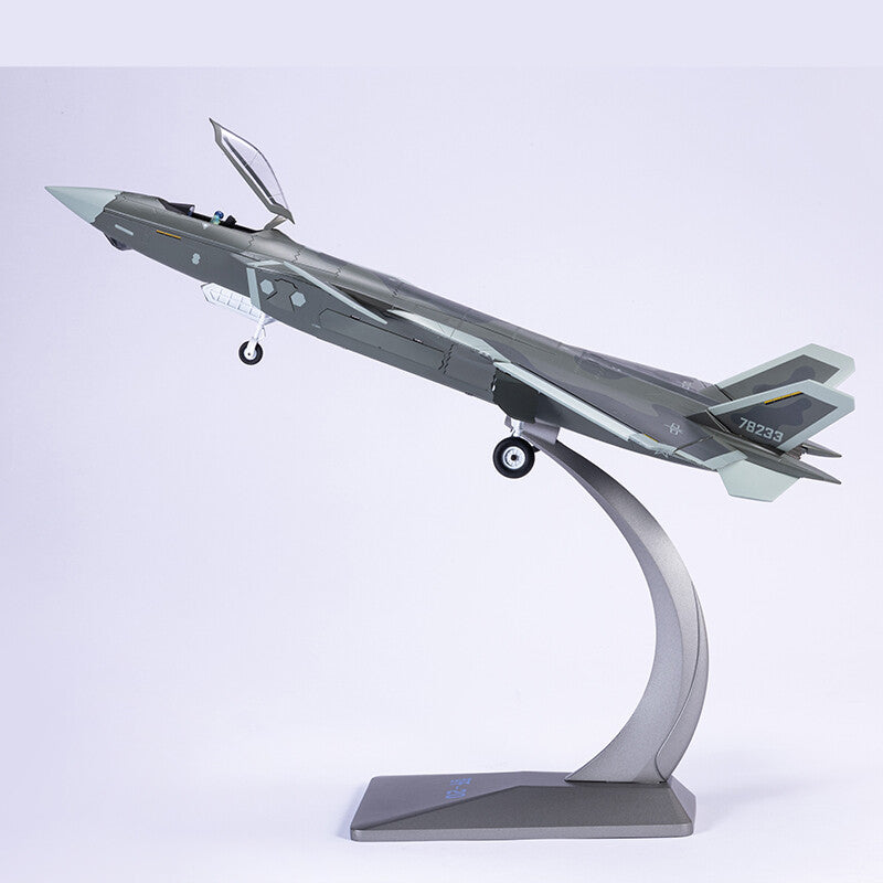 1:48 46CM AF1 China J-20 Stealth Fighter Plane Diecast Military Aircraft Model